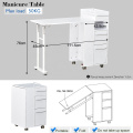 table de manucure à ongles roses table à double ongle de luxe avec ventilateur d&#39;échappement